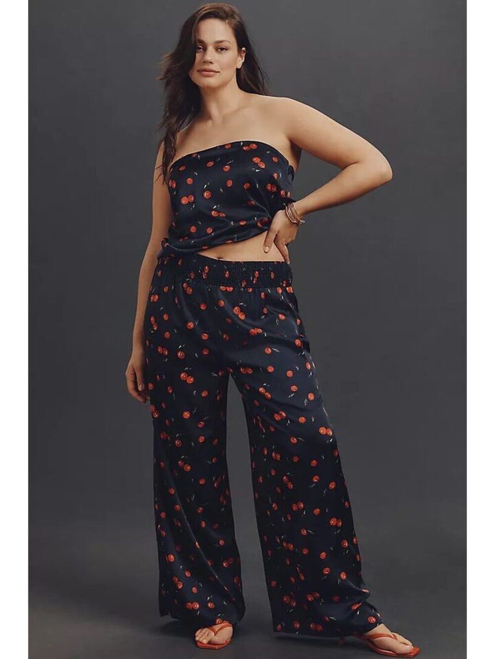 New Anthropologie Hutch Plus Smocked-Waist Wide-Leg Pants Size 3X